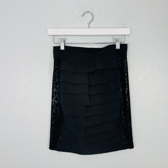Tory Burch Antiscia Sequin Y2K Bondage High Waisted Pencil Skirt - Picture 4 of 7